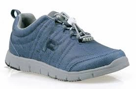 Casual Dress Shoes With Arch Support Propet Women's Active Shoe- Travel Walker Canvas W3259- Blue