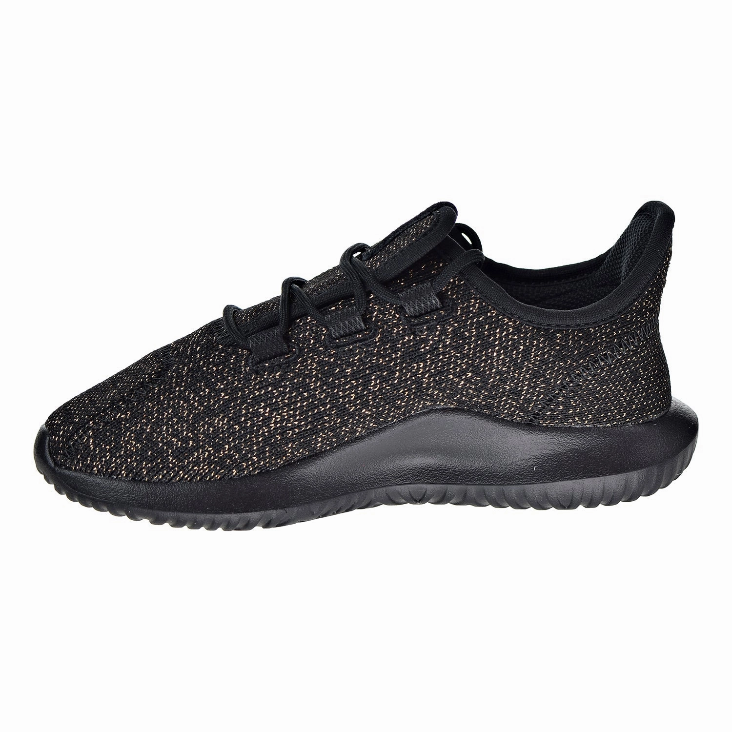 Adidas Tubular Shadow Little Kids' Shoes Core Black / Gold Glitter Ethical Running Shoes
