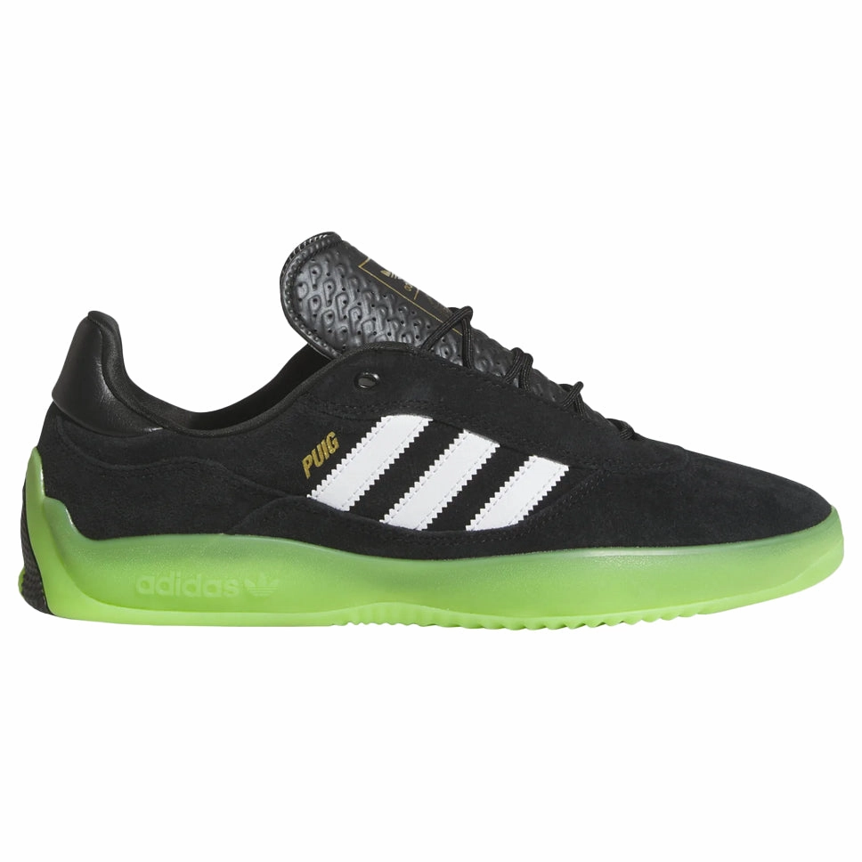 Adidas Defiant Speed Tennis Shoe Adidas Puig Core Black Semi Solar Green Shoes