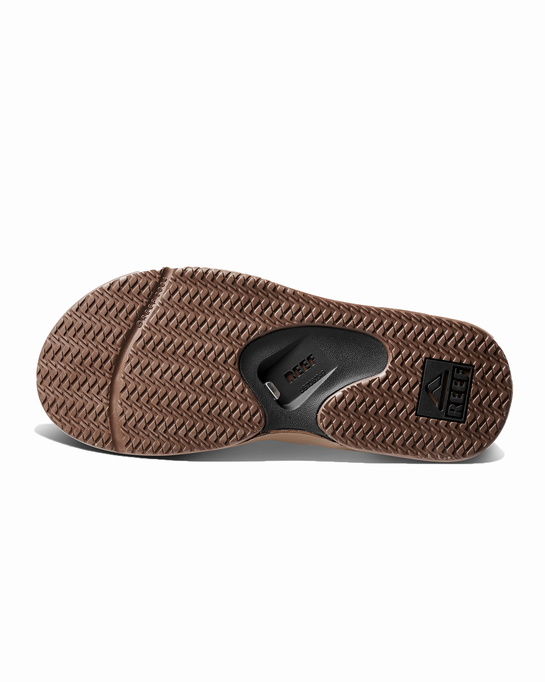 Fanning Flip Flops in Black & Tan Rhinestone Flat Flip Flops