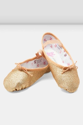 Girls Glitterdust Ballet Shoes Flat Shoes With Stones