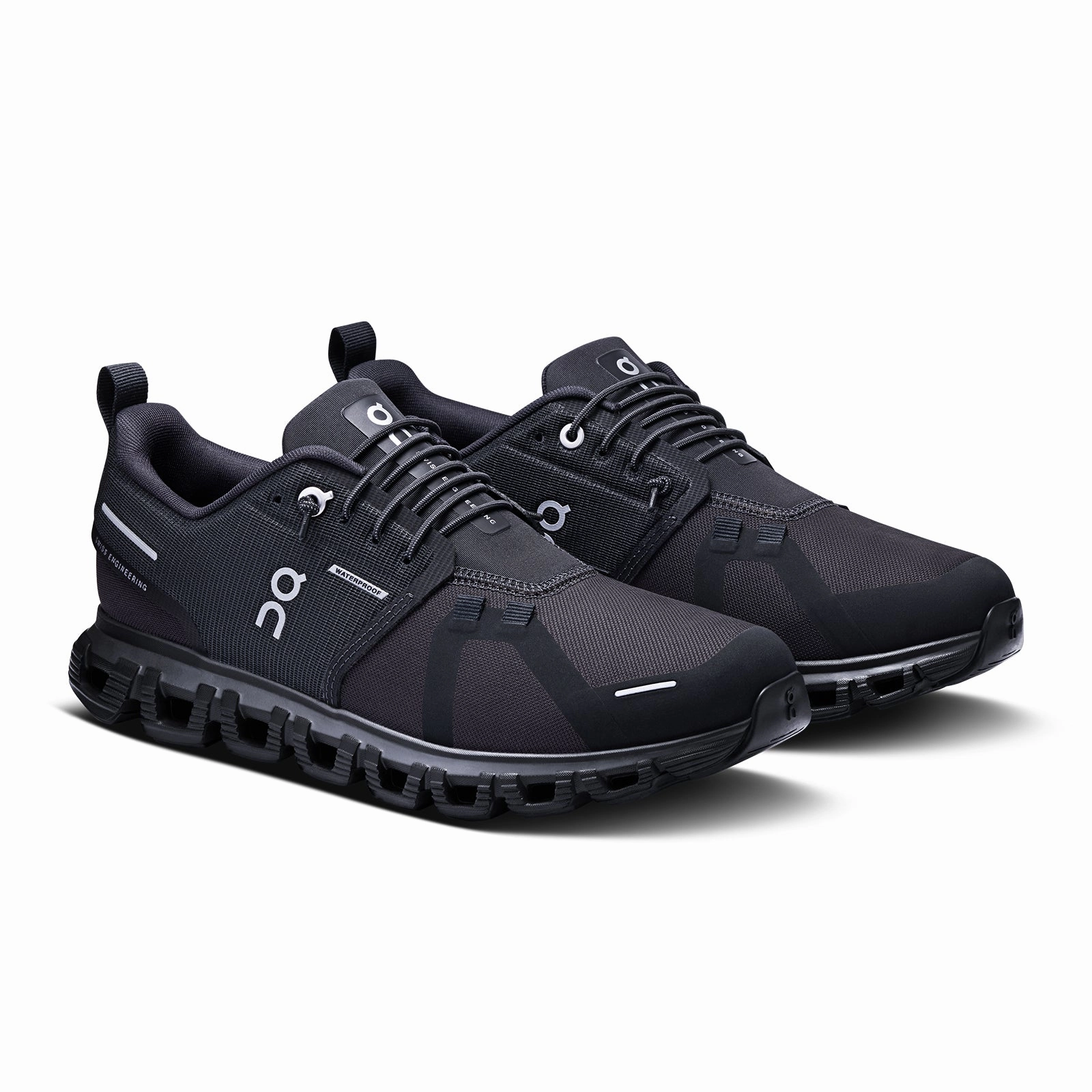 Running Shoes Outlet Near Me On Running Cloud 6 Waterproof Running Shoe (Women) - Black/Black