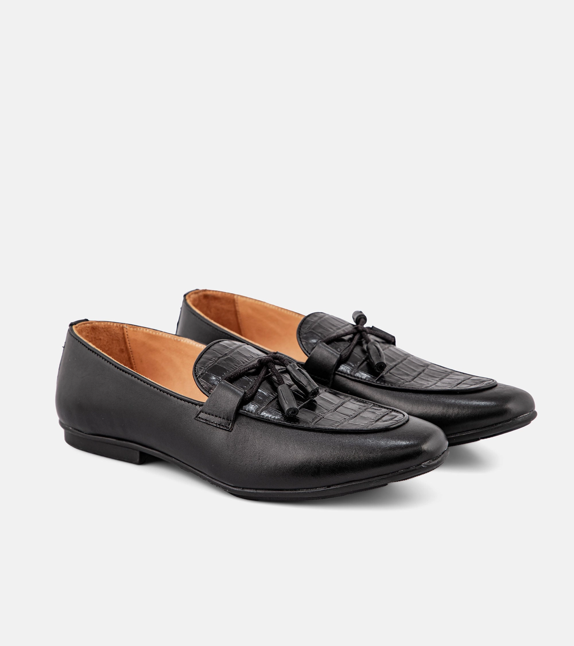 Men's Formal Shoe Moc FM-2357 Patent Leather Shoes Flats