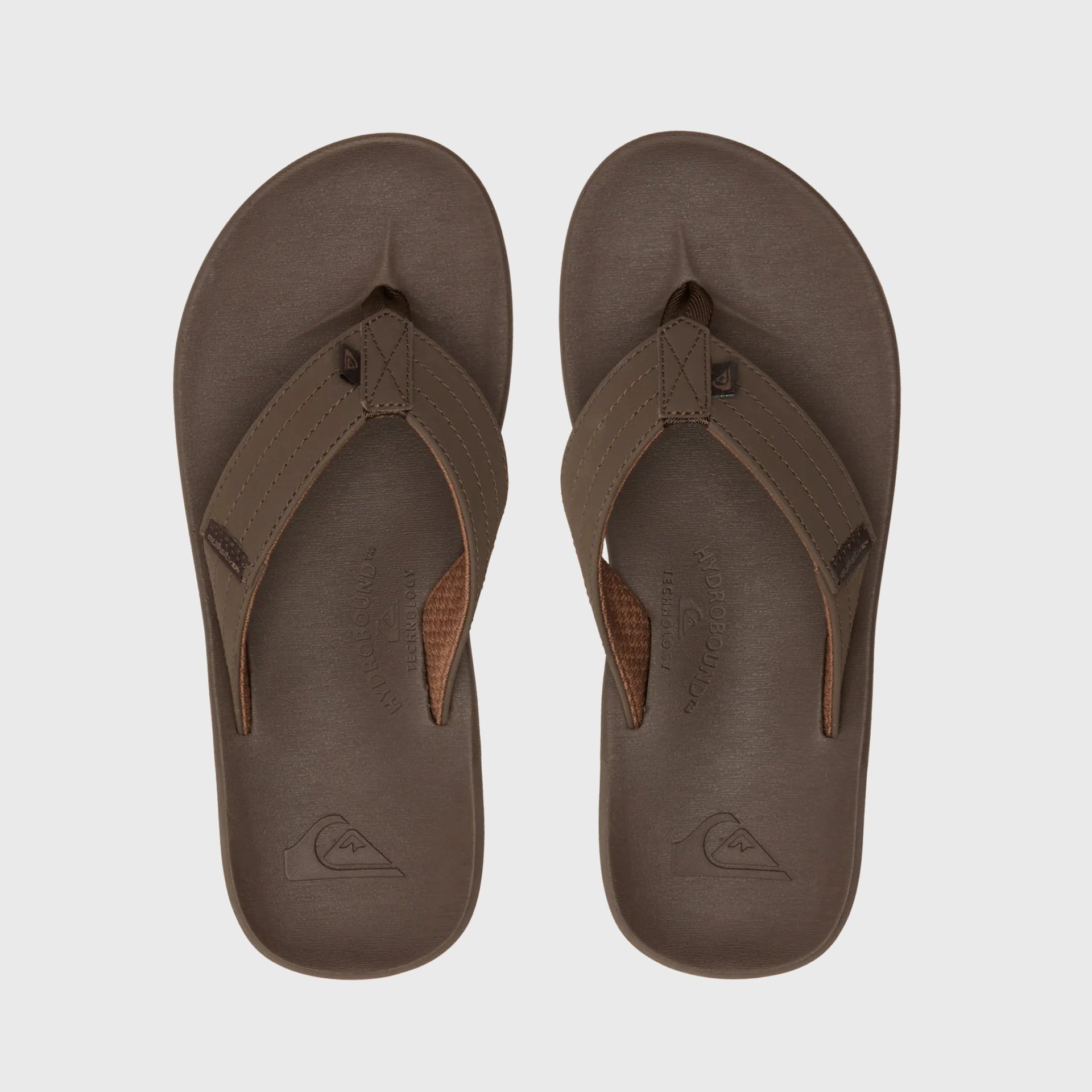 Quiksilver Mens Rivi Beach Flip-Flops - Brown Barbour Flip Flops
