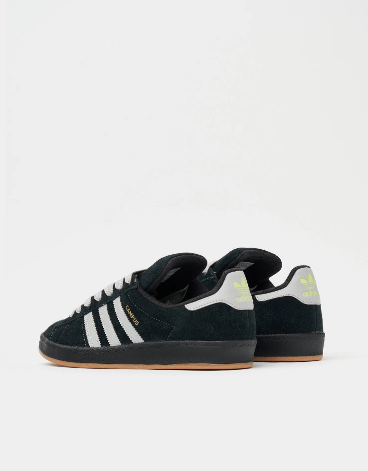 Adidas Shoes Cool adidas Campus ADV Skate Shoes - Core Black/Grey/Gold Metallic