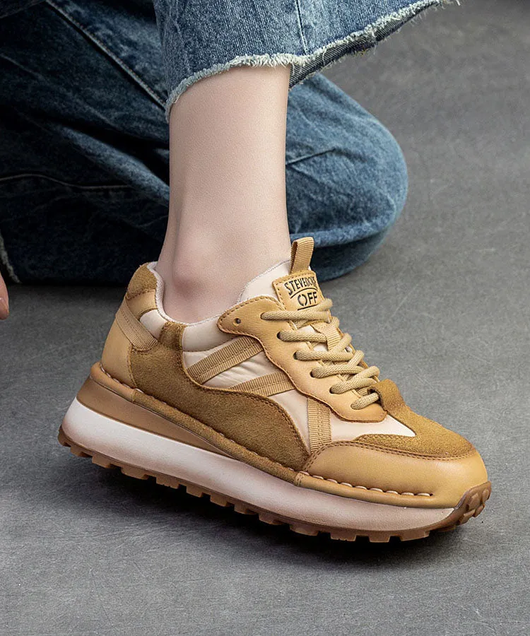 Red Versatile Women Splicing Platform Flat Feet Shoes Cross Strap DD1063 Flat Shoe Insoles