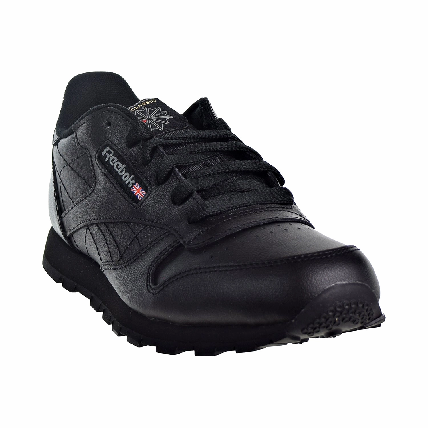 Reebok Classic Leather Big Kids' Shoes Black Trail And Road Running Shoes