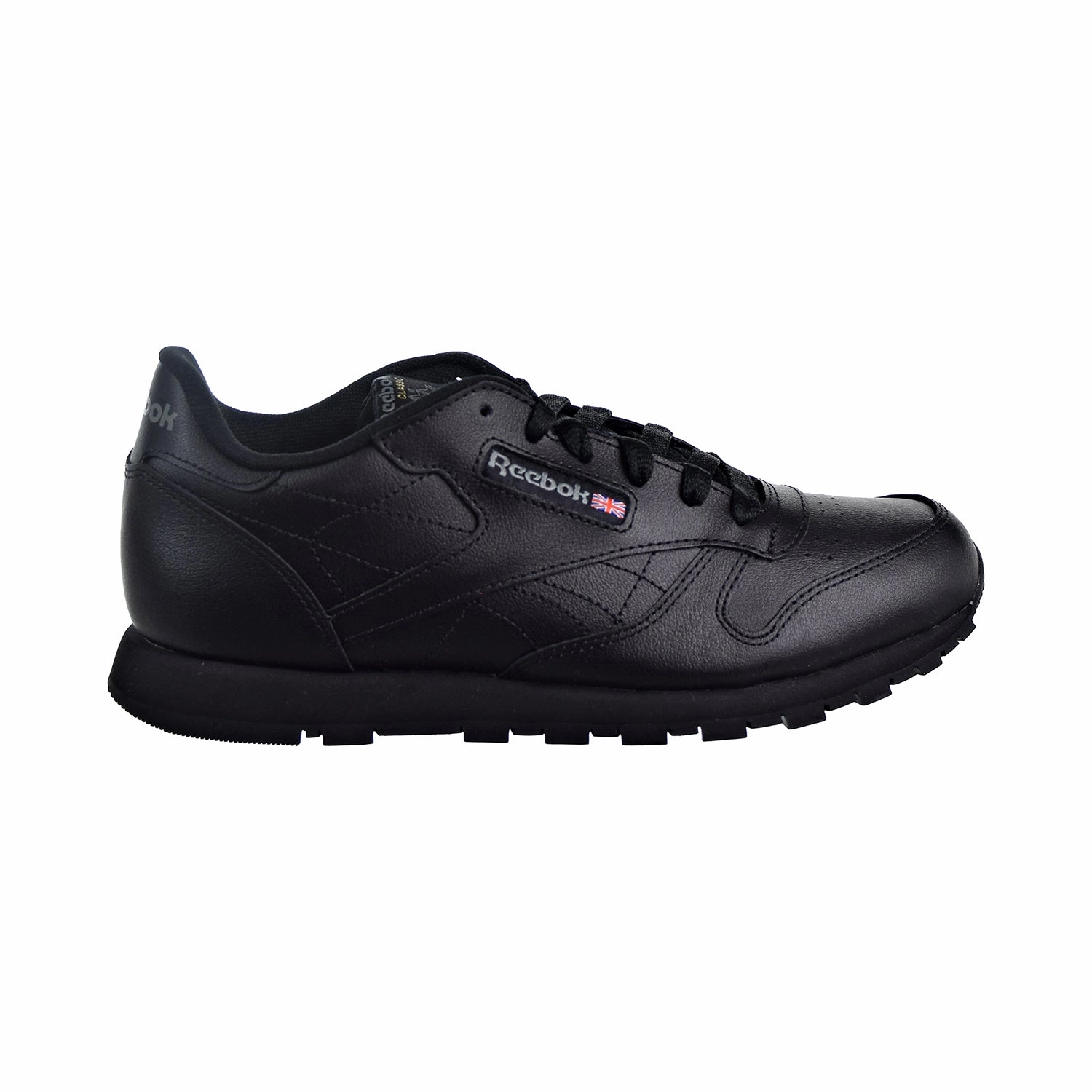 Reebok Classic Leather Big Kids' Shoes Black Best Running Shoes For Distances