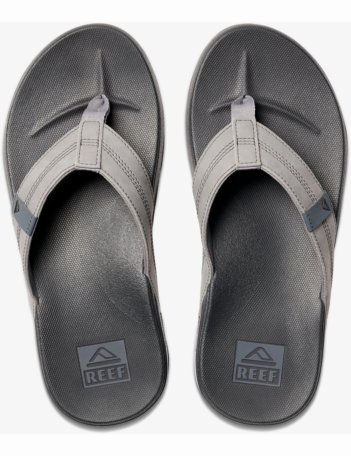 Size 7 Flip Flops Reef Cushion Phantom Sandals in Shaded Grey