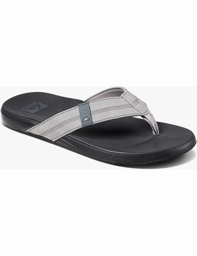 Platform Flip Flops With Rhinestones Reef Cushion Phantom Sandals in Shaded Grey