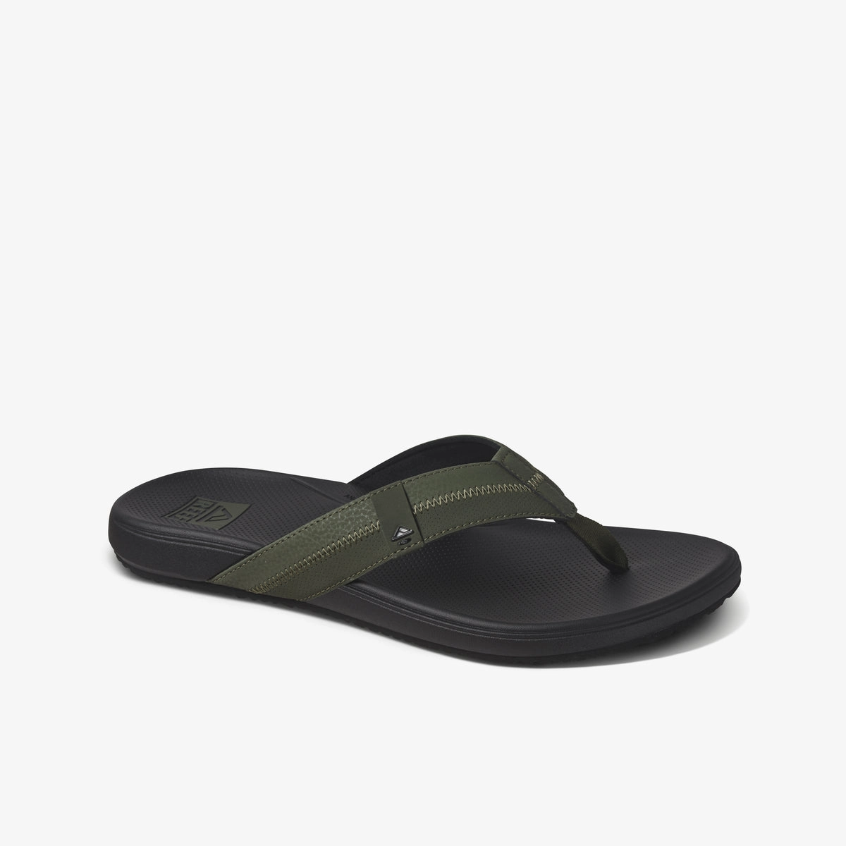 Reef Mens Cushion Phantom 2.0 Flip Flops - Olive/Gum Ll Bean Flip Flops