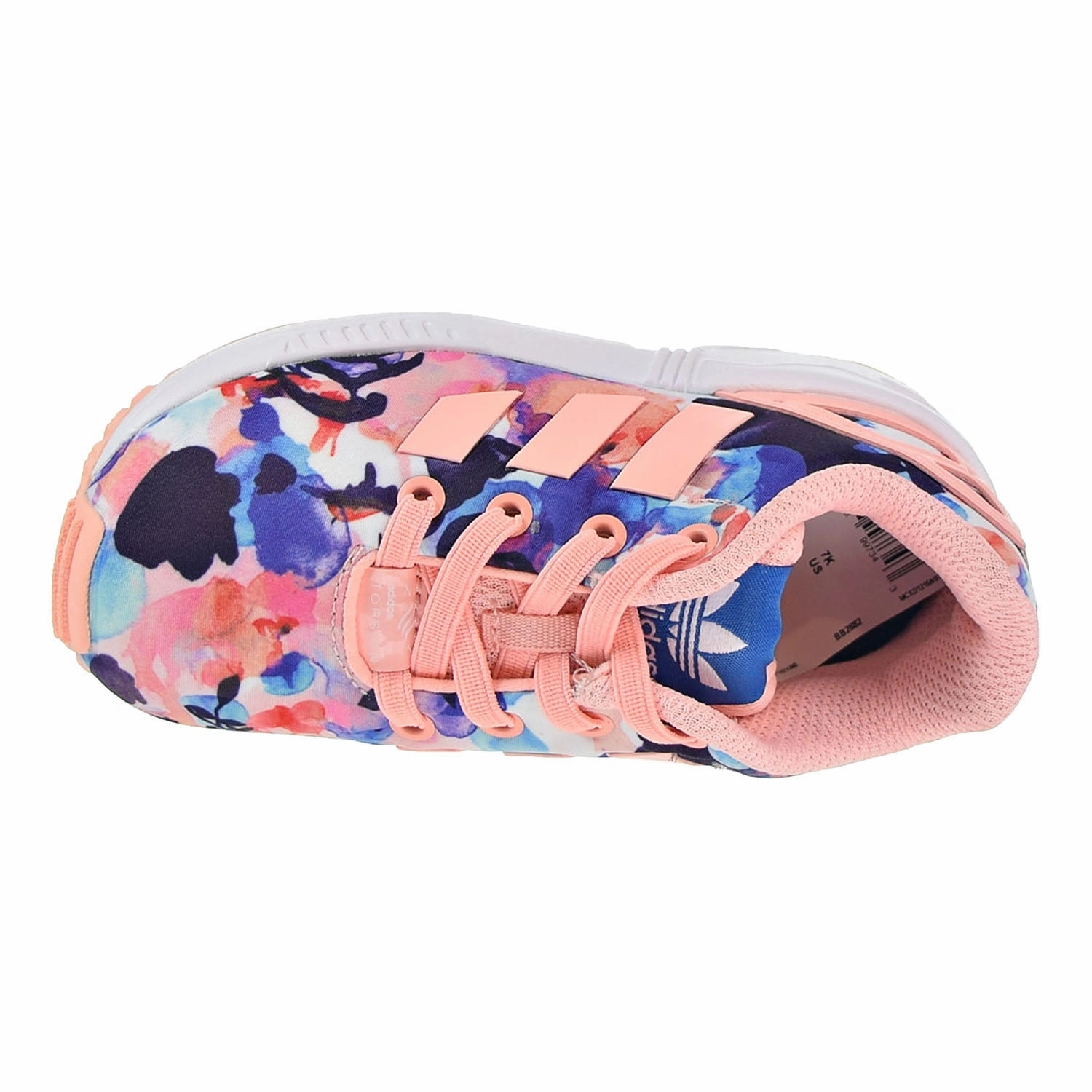 Adidas ZX Flux EL Toddler's Shoes Hazcor/White Olympus Running Shoes