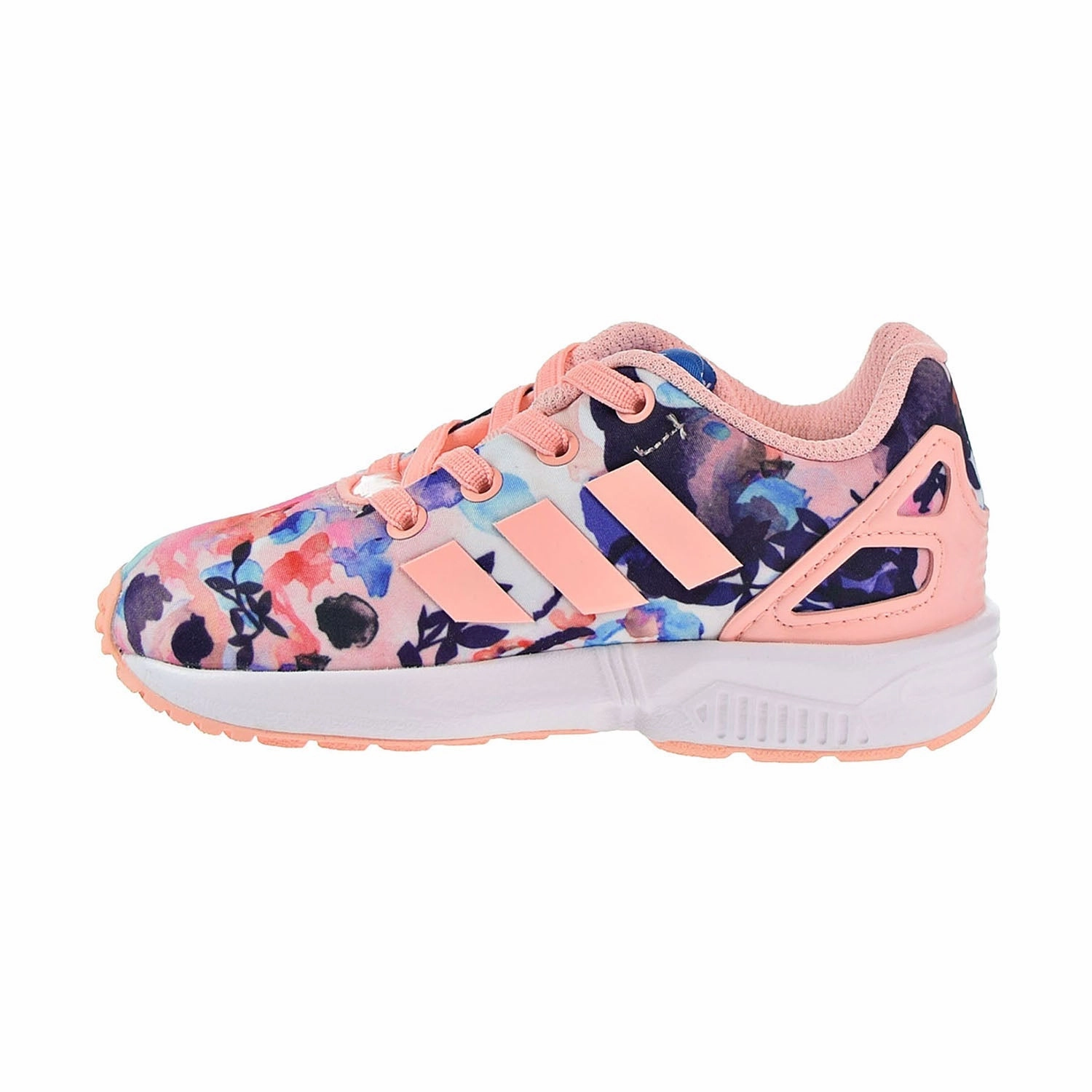 Adidas ZX Flux EL Toddler's Shoes Hazcor/White Star Runner Road Running Shoes