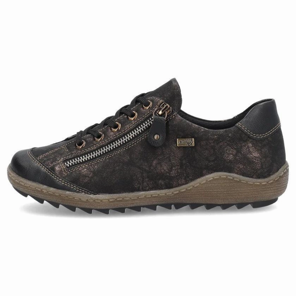 Originals Campus 00s Casual Shoes Remonte Liv 02 Black/Antique Leather Sneaker (Women's)