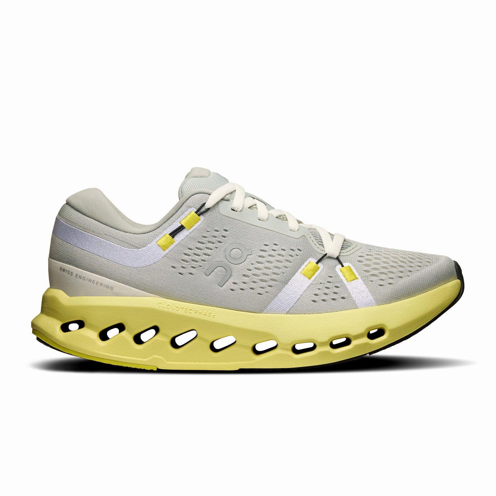 On Running Cloudsurfer 2 Running Shoe (Women) - Glacier/Limelight Barefoot Run Shoes