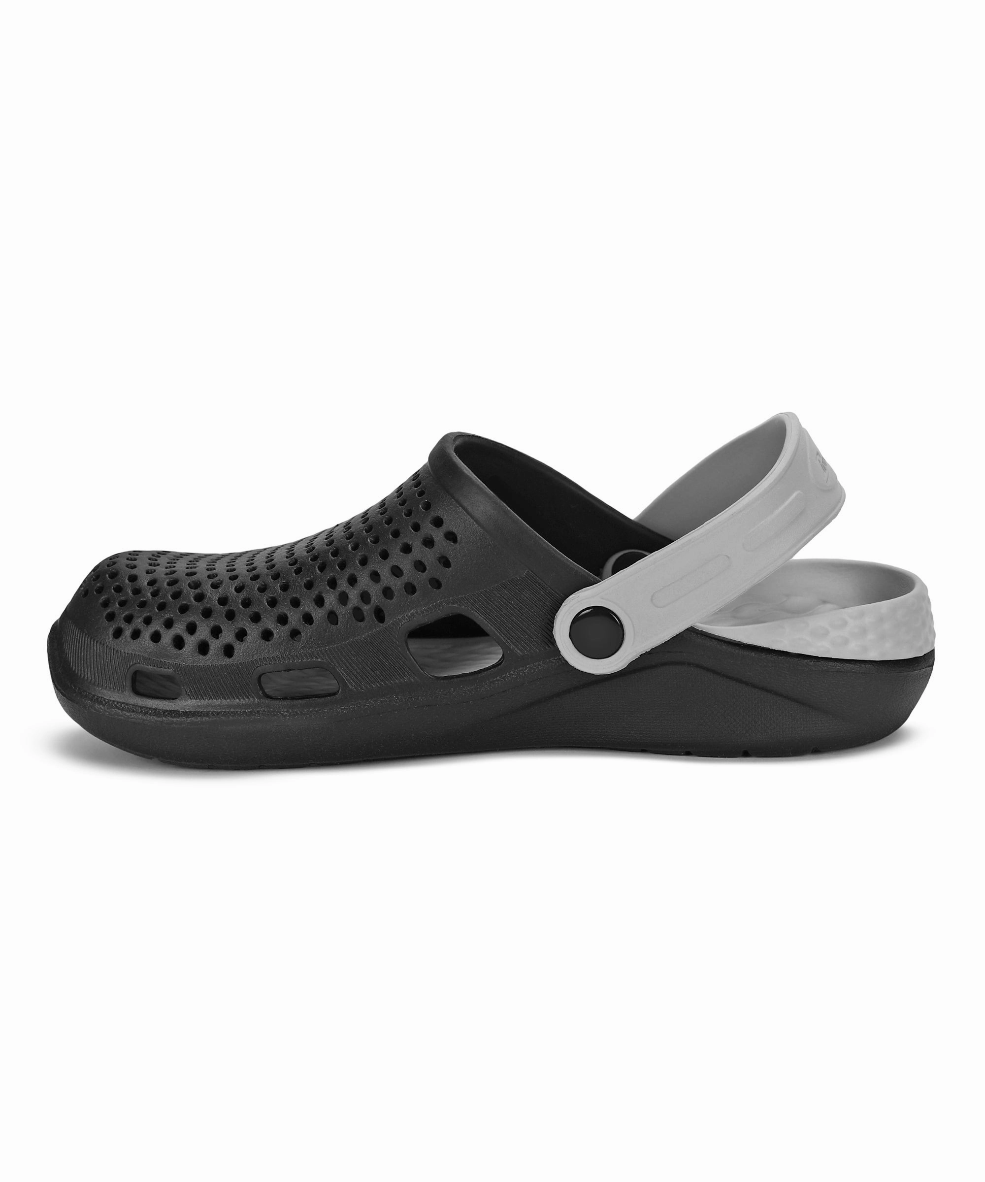 Leather Slides Sandals Paragon  EVK10916G Men Casual Clogs | Stylish, Durable, Casual & Comfortable | For Everyday Use