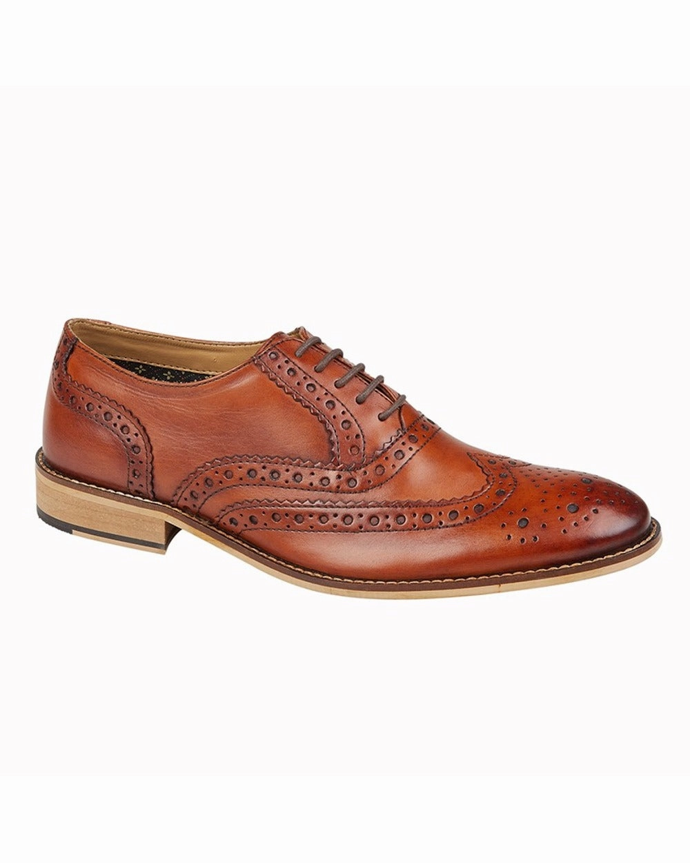 Trending Shoes Casual Roamers Mens 5 Eyelet Oxford Brogue Shoes