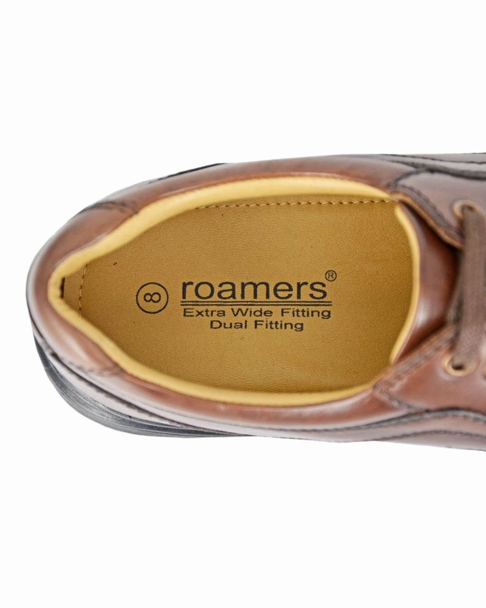 Roamers Mens Extra Wide 4 Eye Mud Guard Shoes Business Casual Winter Shoes