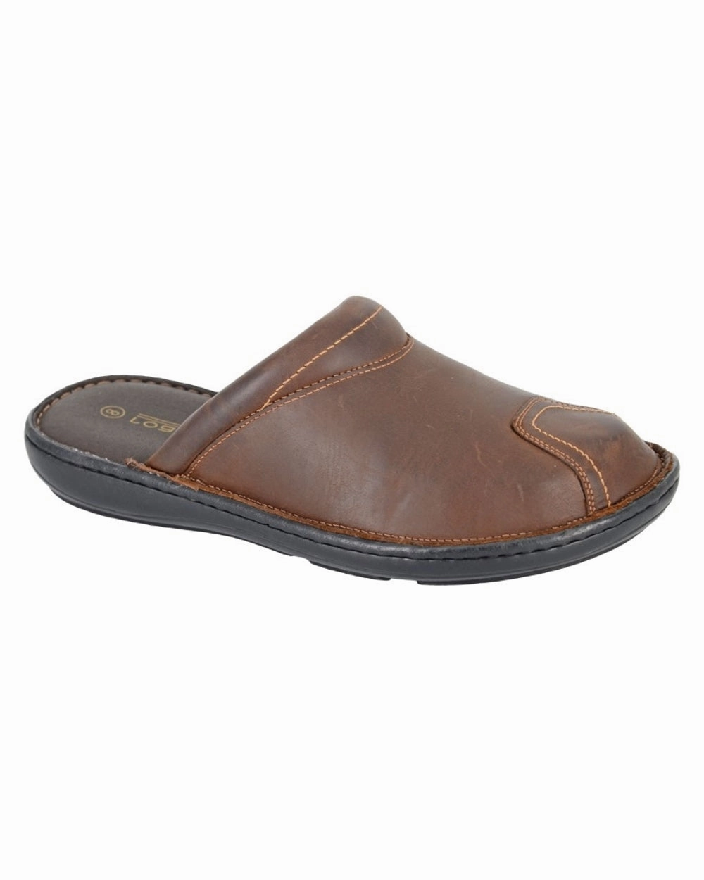 Roamers Mens Padded Stitchdown Clogs Slide On Sandals