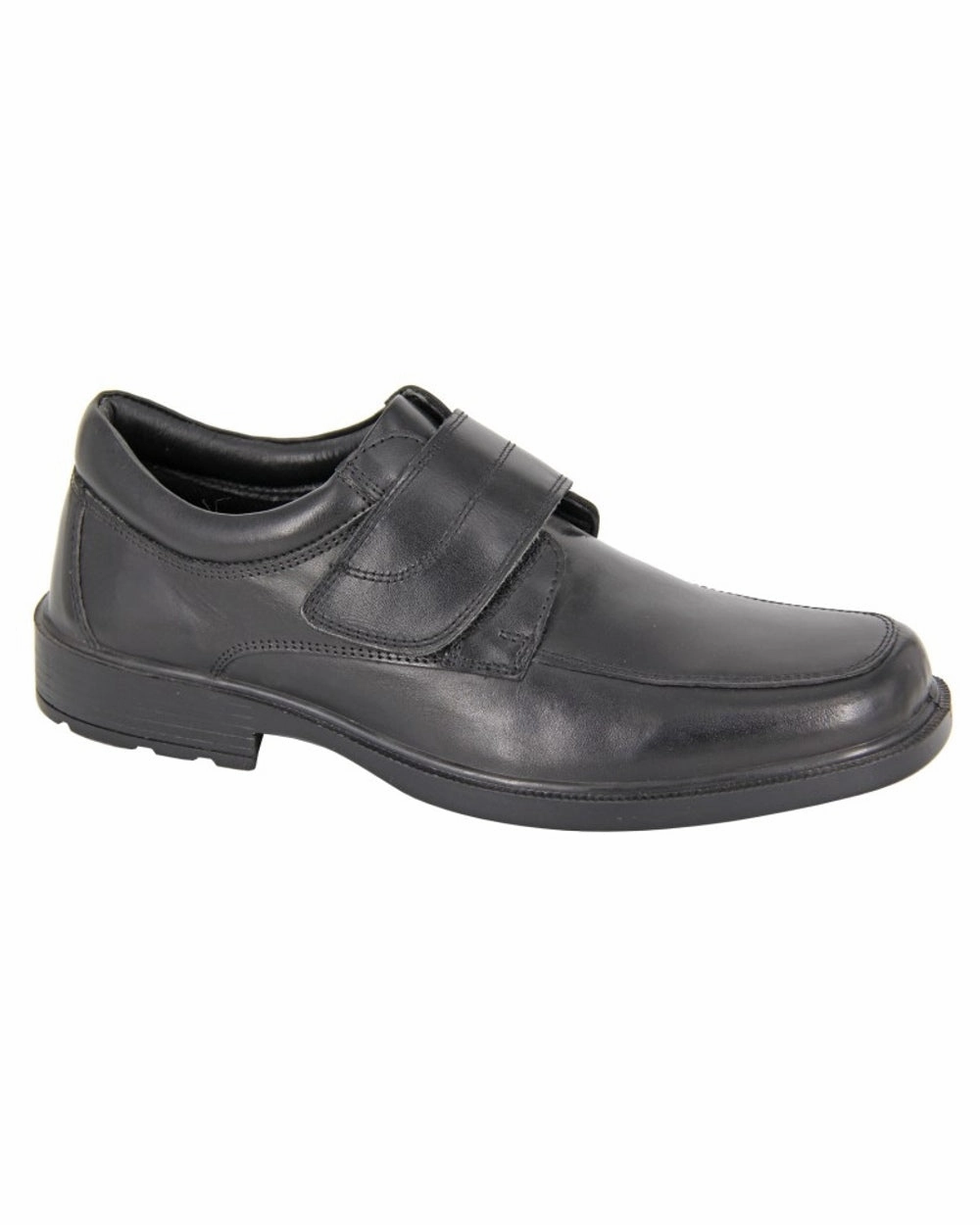 Casual Monk Shoes Roamers Mens Touch Fastening Comfort Casual Shoes
