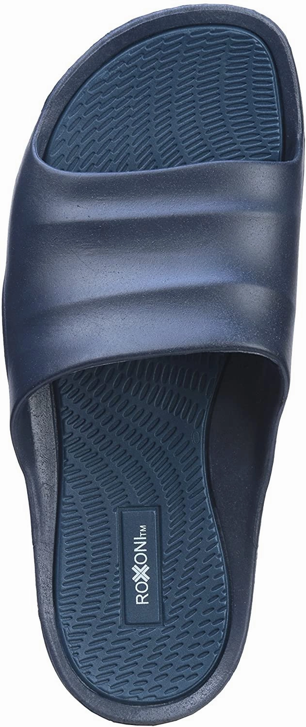 Roxoni Men's Comfort Open Toe Slide Sandals, Anti Skid Rubber Sole, -sizes 8 to 13 -style #1245 Chaco Slippers