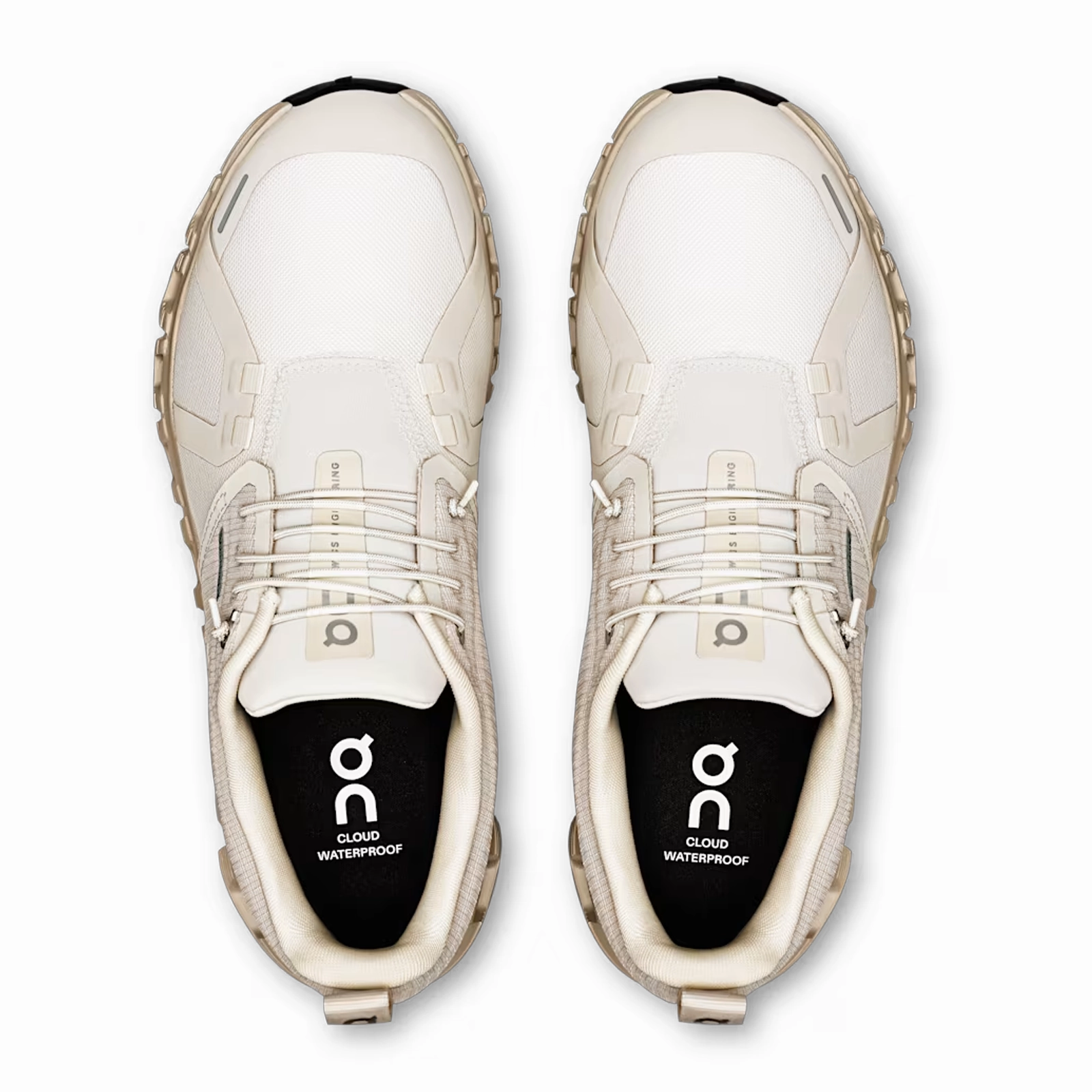 Running Shoes With Cleats On Running Cloud 6 Waterproof Running Shoe (Women) - Pearl/Cream