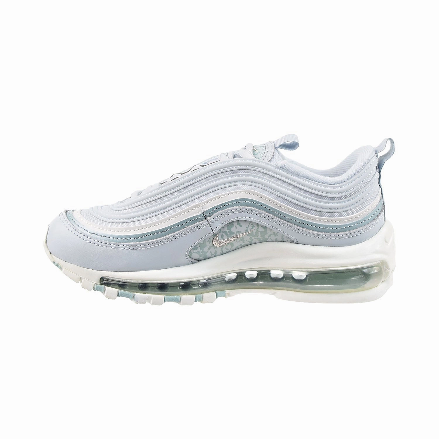 Asics Shoes Wide Width Nike Air Max 97 Women's Shoes Aura-Metallic Silver