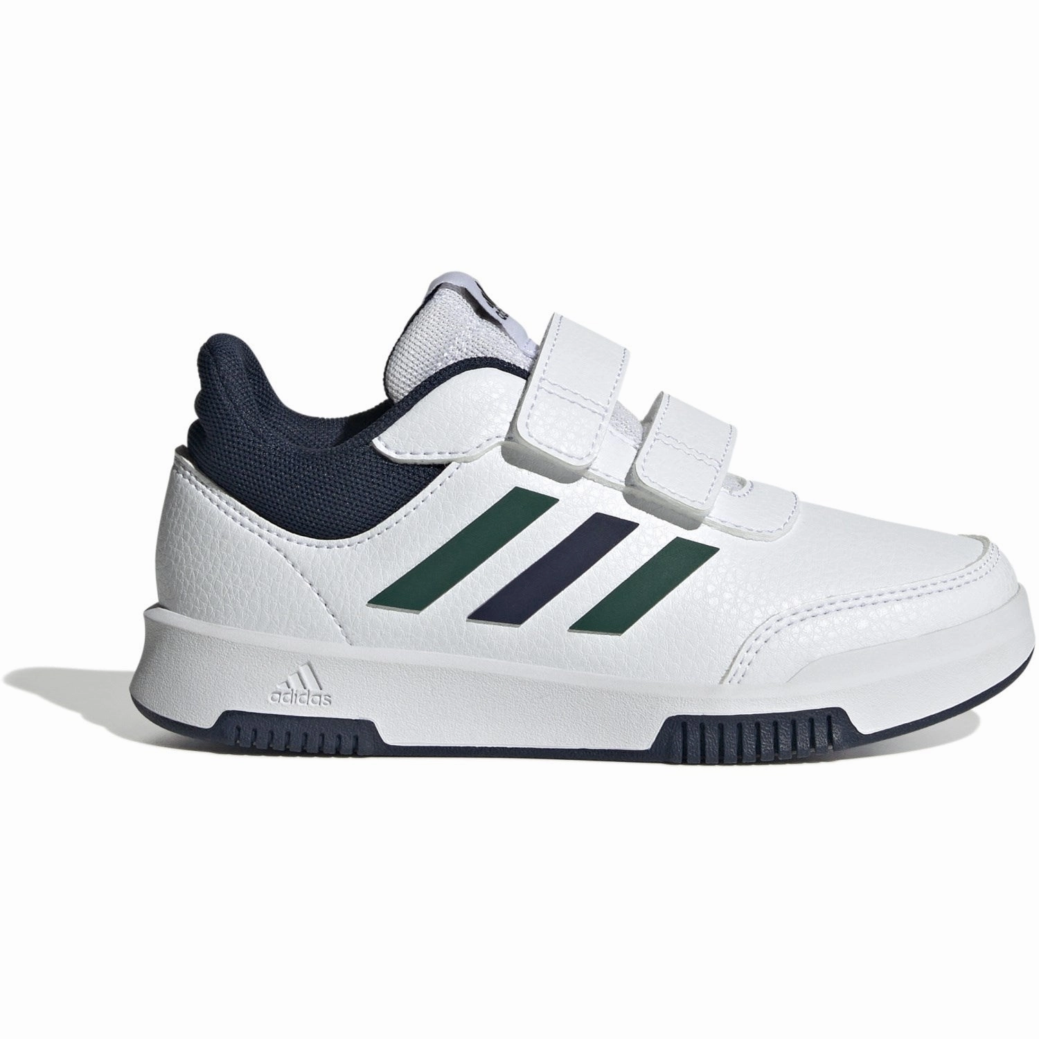 adidas Originals Ftwr White/Collegiate Green/Collegiate Navy Tensaur Sport 2.0 Cf K Sneakers Stability Running Shoes With Wide Toe Box