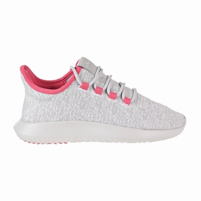 Adidas Tubular Shadow J Big Kid's Shoes Grey One/Real Pink/Grey One Best Minimalist Shoes Running