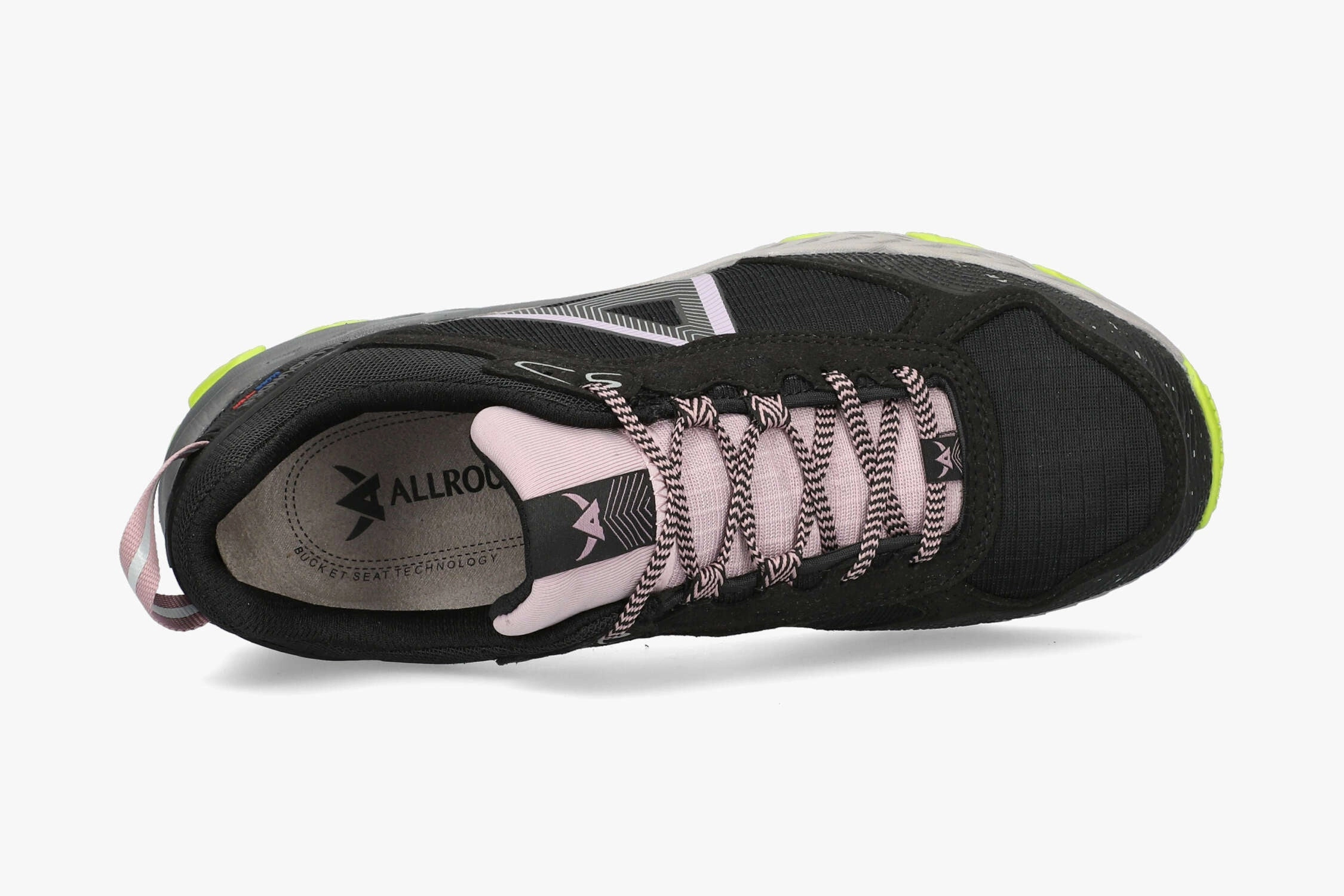 Run-Tex - Black/Lime Percent Shoes