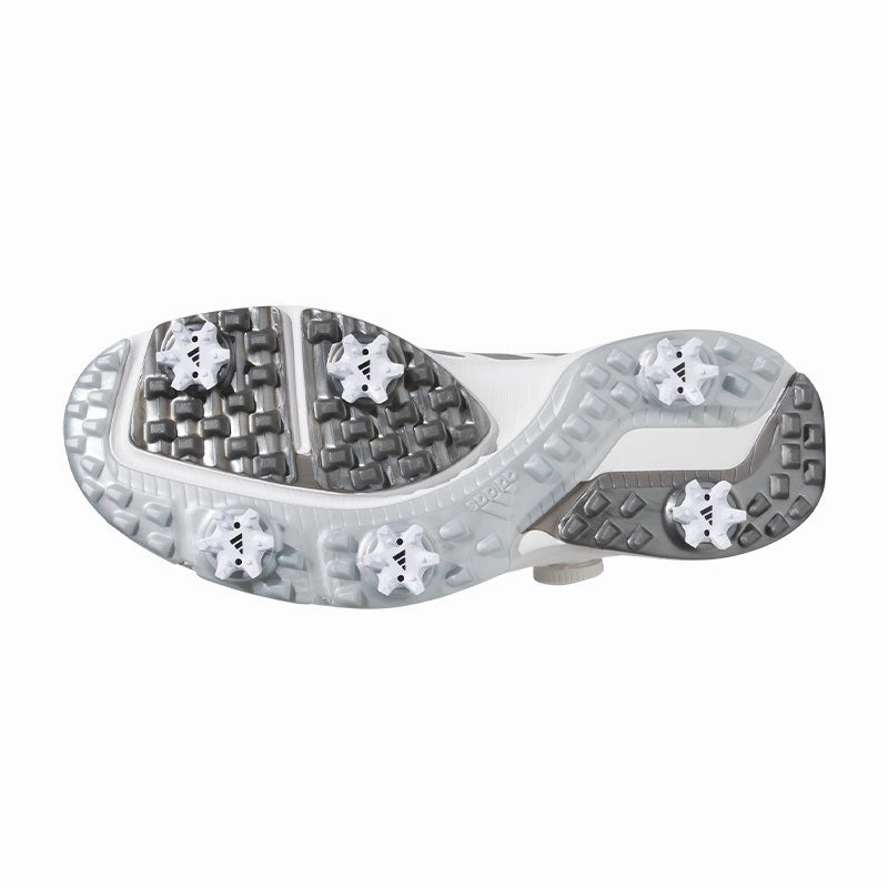 Adidas Shoe Sizing Chart ADIDAS Powerfade BOA Men's Spiked Shoes (White/Silver)