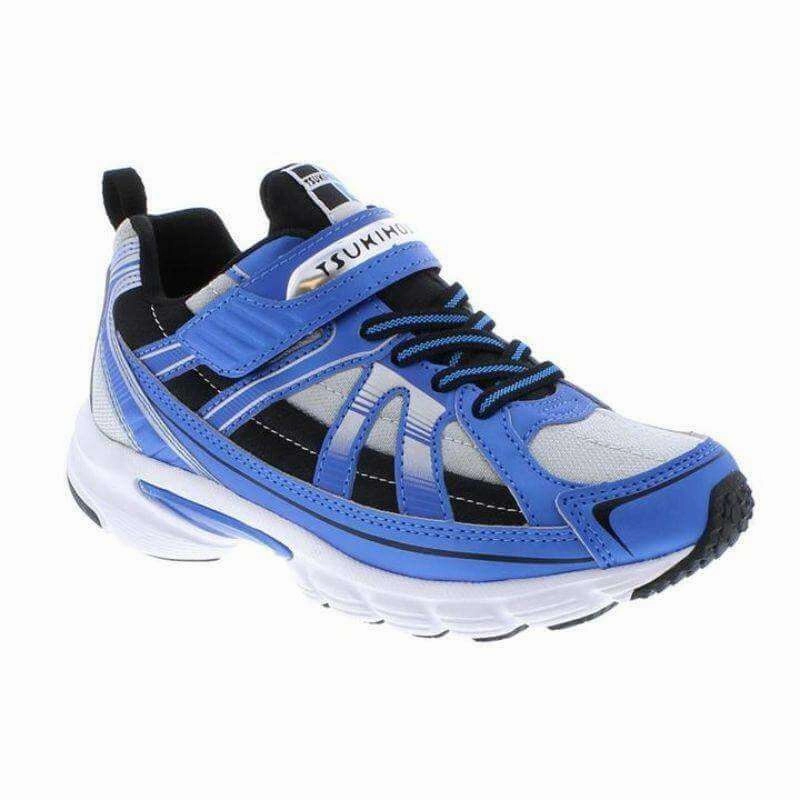 Running Super Shoes Tsukihoshi Storm Blue Gray Boys Running Shoes (Machine Washable)
