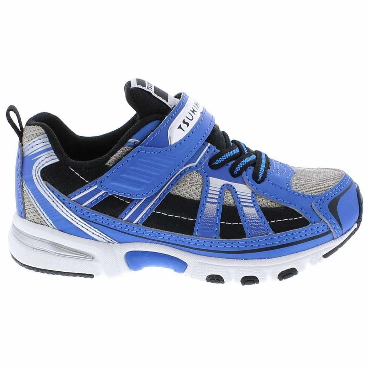 Tsukihoshi Storm Blue Gray Boys Running Shoes (Machine Washable) Best Running Shoes For Pronators