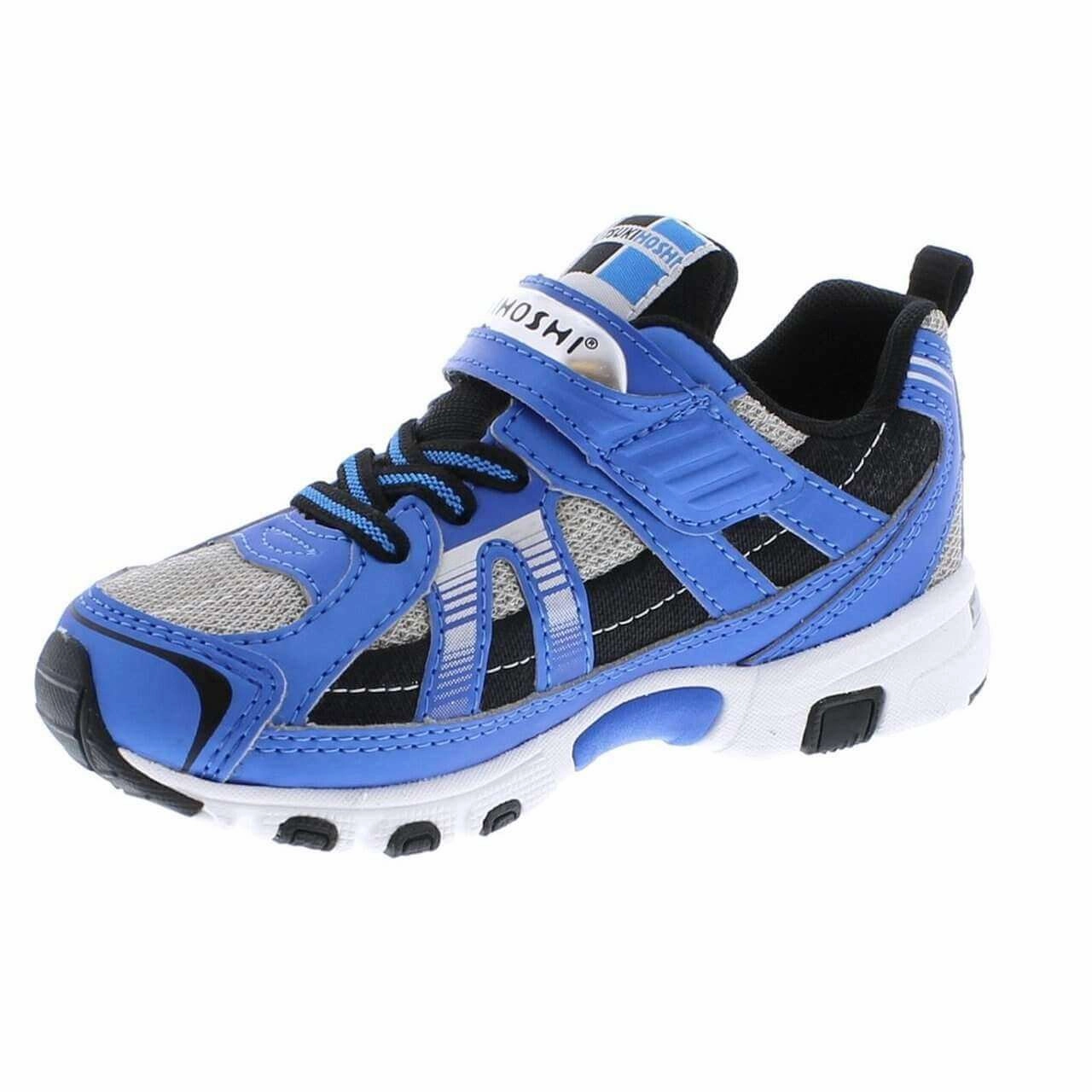 Tsukihoshi Storm Blue Gray Boys Running Shoes (Machine Washable) Cheapest On Running Shoes