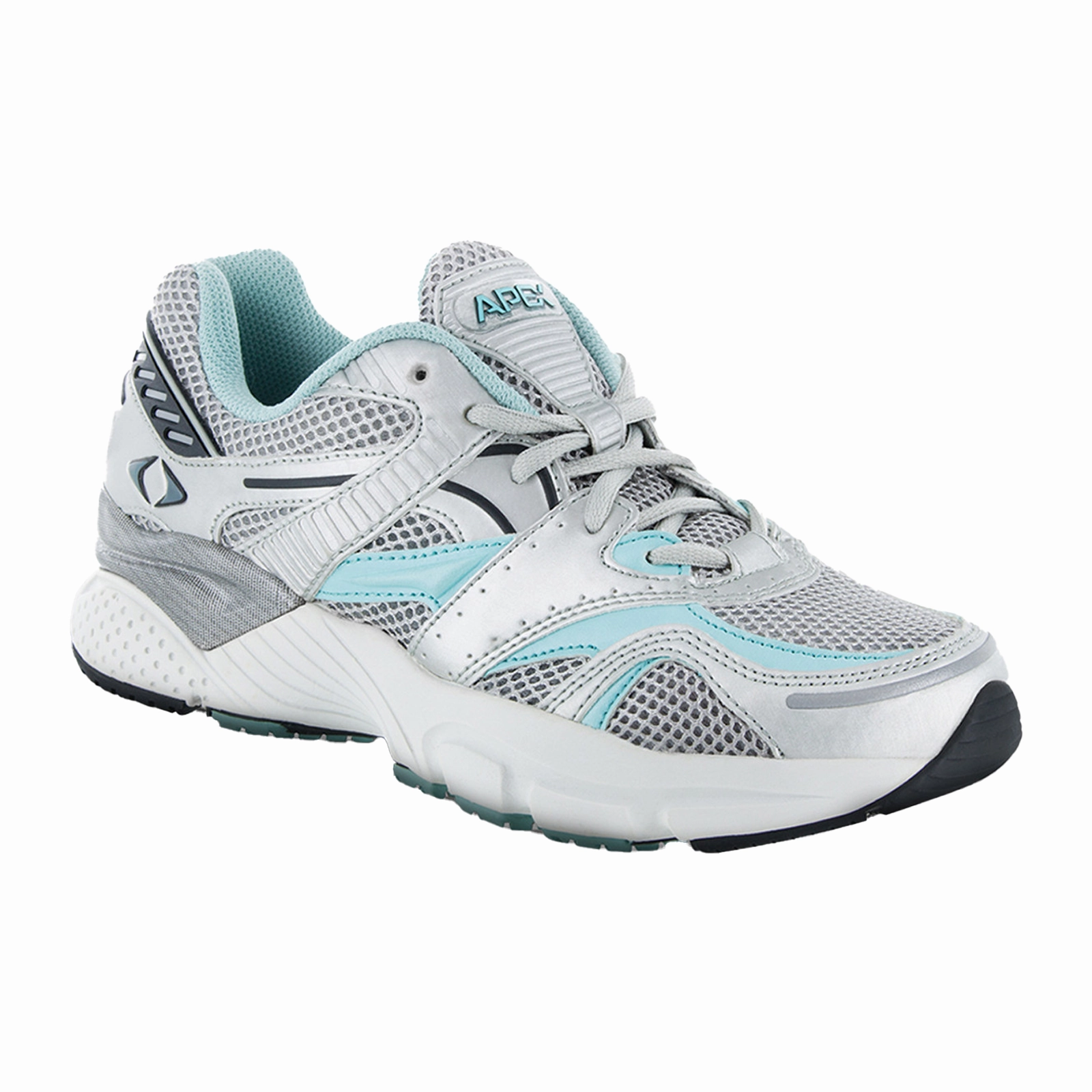 Apex X527 Boss Runner X-Last Active Shoe (Women) - Silver/Blue