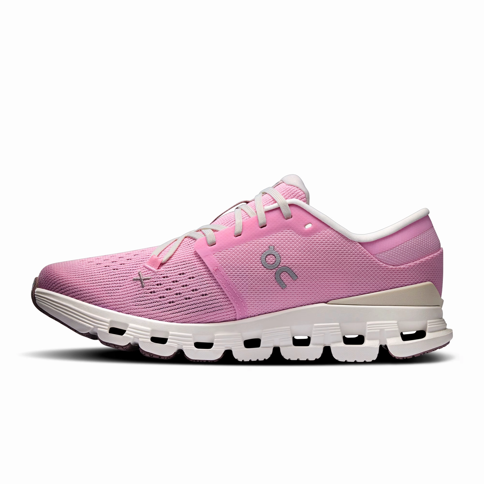 Nyc Running Shoe Store Gait Analysis Berlin Marathon On Running Cloud X4 Running Shoe (Women) - Petal/Sand