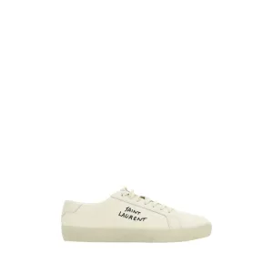 Saint Laurent White Rubber Low Top Sneakers Hiit Shoes