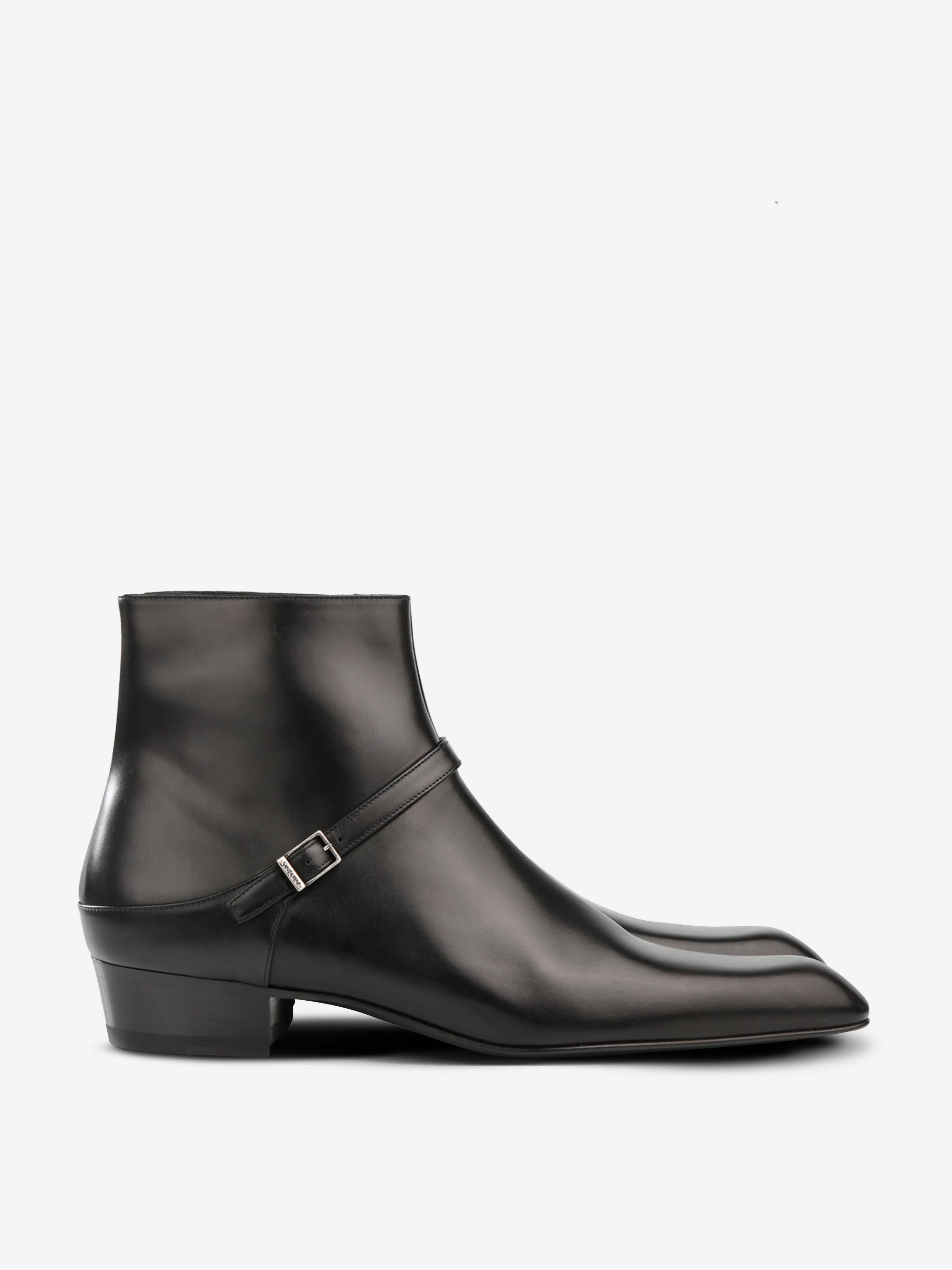 SAINT LAURENT - Men Hitch 30 Harness Boots Wide Walking Boots