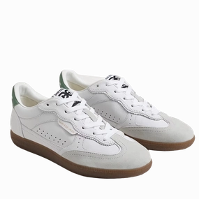 Disc Golf Shoes Waterproof Sam Edelman Women's Kallen Sneaker | Run White/Green Garden Suede