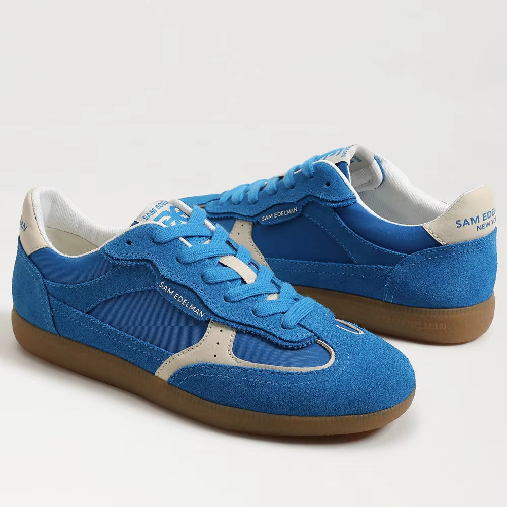 Women's Hiking Shoes Waterproof Sale Sam Edelman Women's Kallen Sneaker | Splash Blue Suede