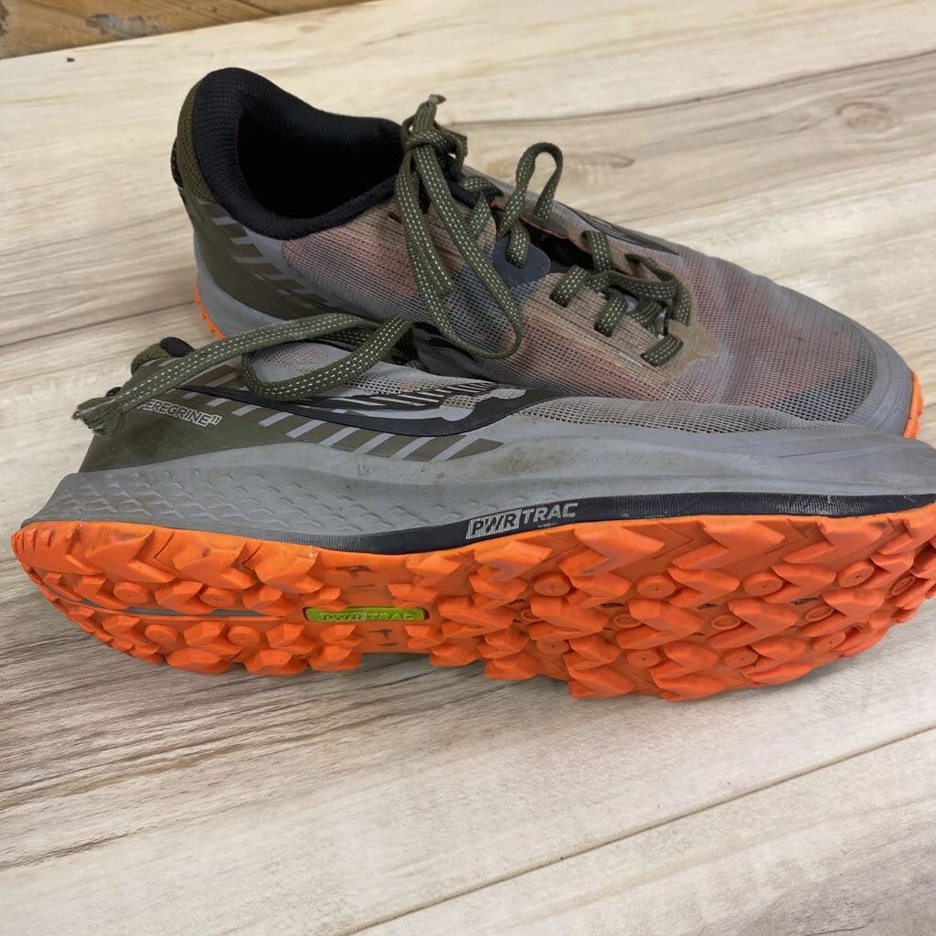 Saucony - Women's Peregrine Trail Runners - MSRP $160: Orange/Grey-unisex-8 Xxl Hiking Shoes