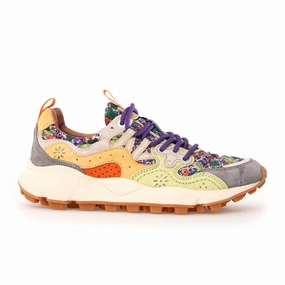 Flower Mountain Yamano 3 Sneaker (Women) - Spring Flowers Grey/Green Fat Tire Trail Shoes