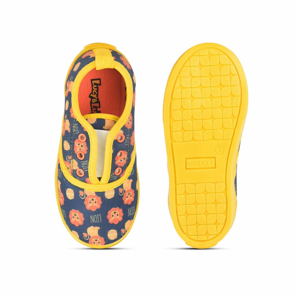 Lucy & Luke (Blue) Casual Lacing Shoes For Kids MINT-3 By Liberty For Overpronation Walking