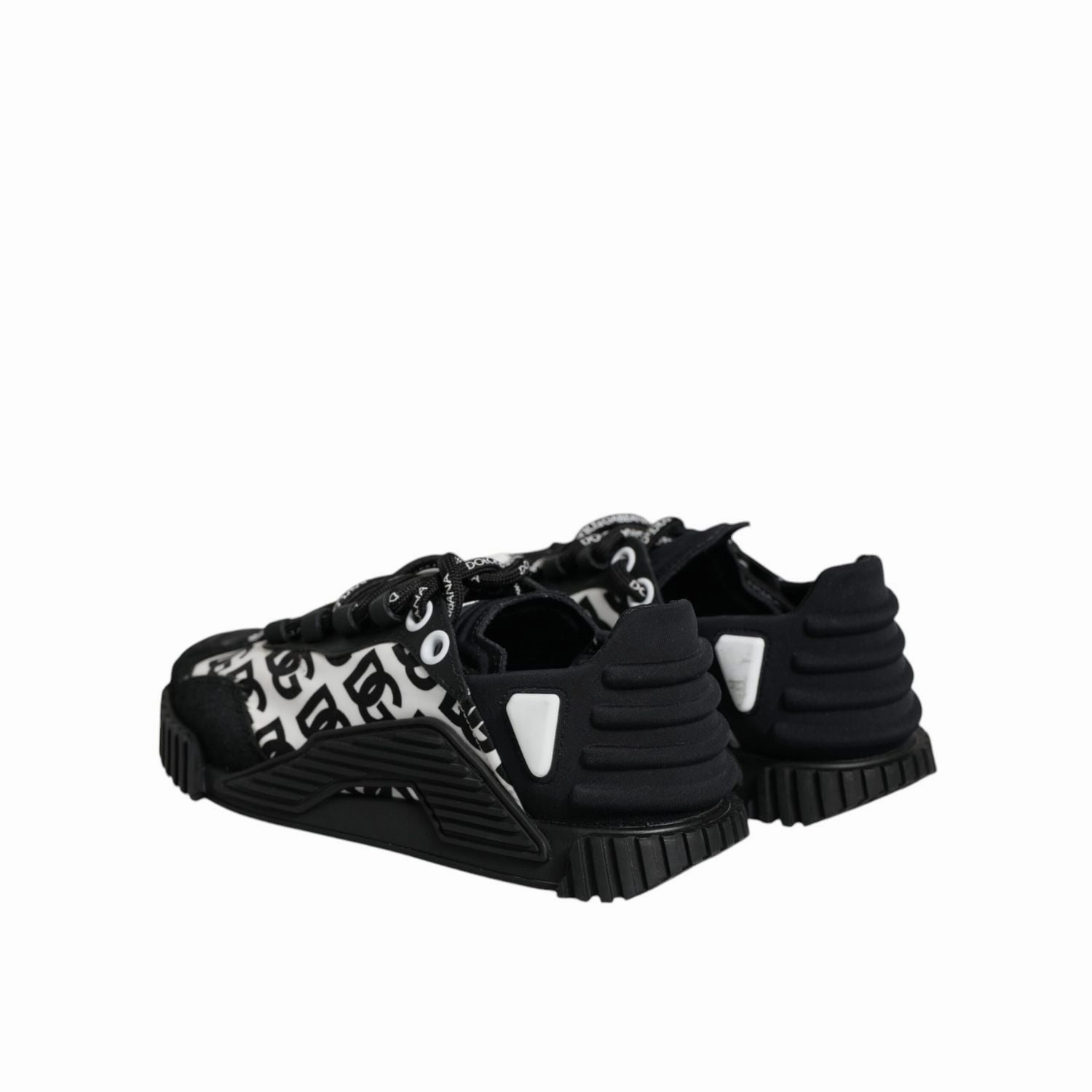 Bape Sta Sneakers Dolce & Gabbana Black Logo Lace Up Low Top NS1 Sneakers Shoes