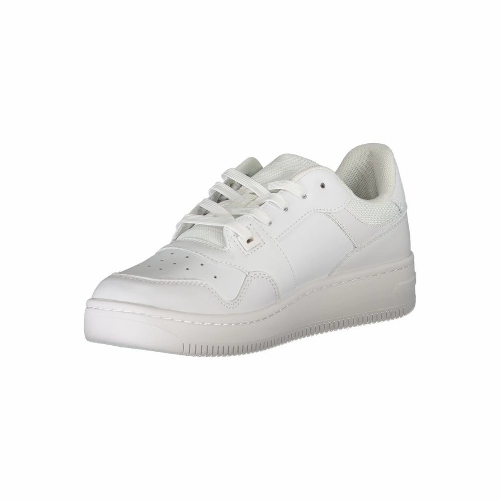 Tommy Hilfiger White Leather Women Sneaker Political Sneakers