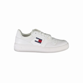 Tommy Hilfiger White Leather Women Sneaker Sneakers High Top Converse