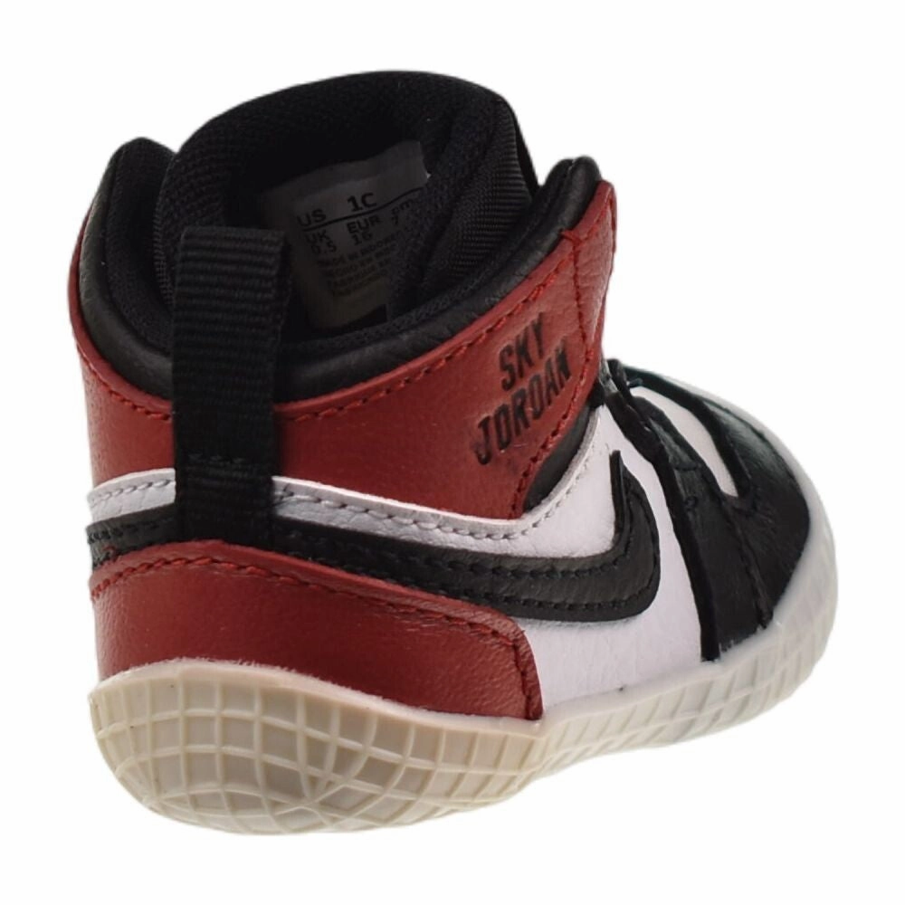 Supreme Sneakers Jordan 1 Crib Bootie Crib Baby Shoes Black/Varsity Red hj9289-061