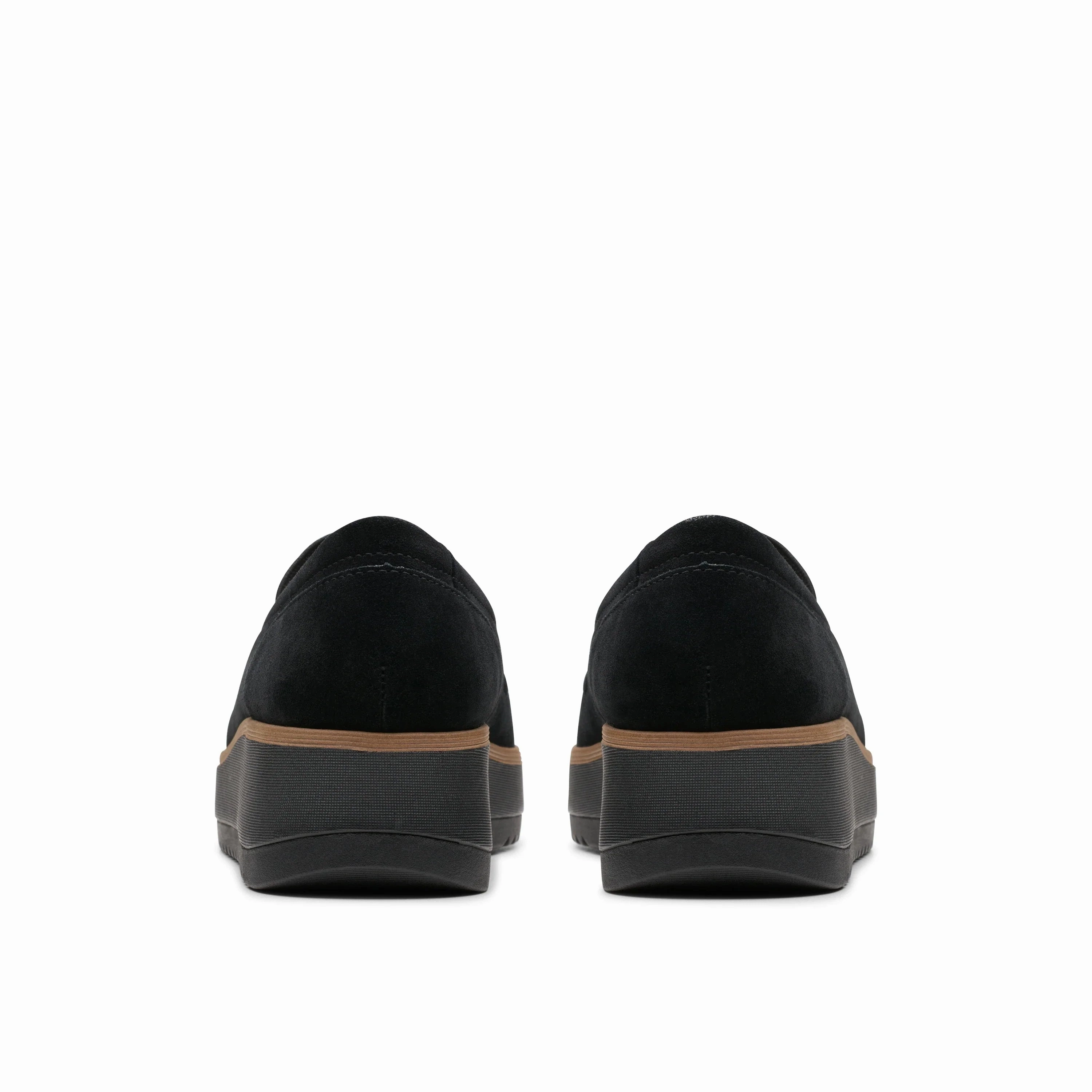 CLARKS | CASUAL SHOES | WOMEN | ZYLAH SKY BLACK SUEDE | BLACK Cloud Casual Shoes