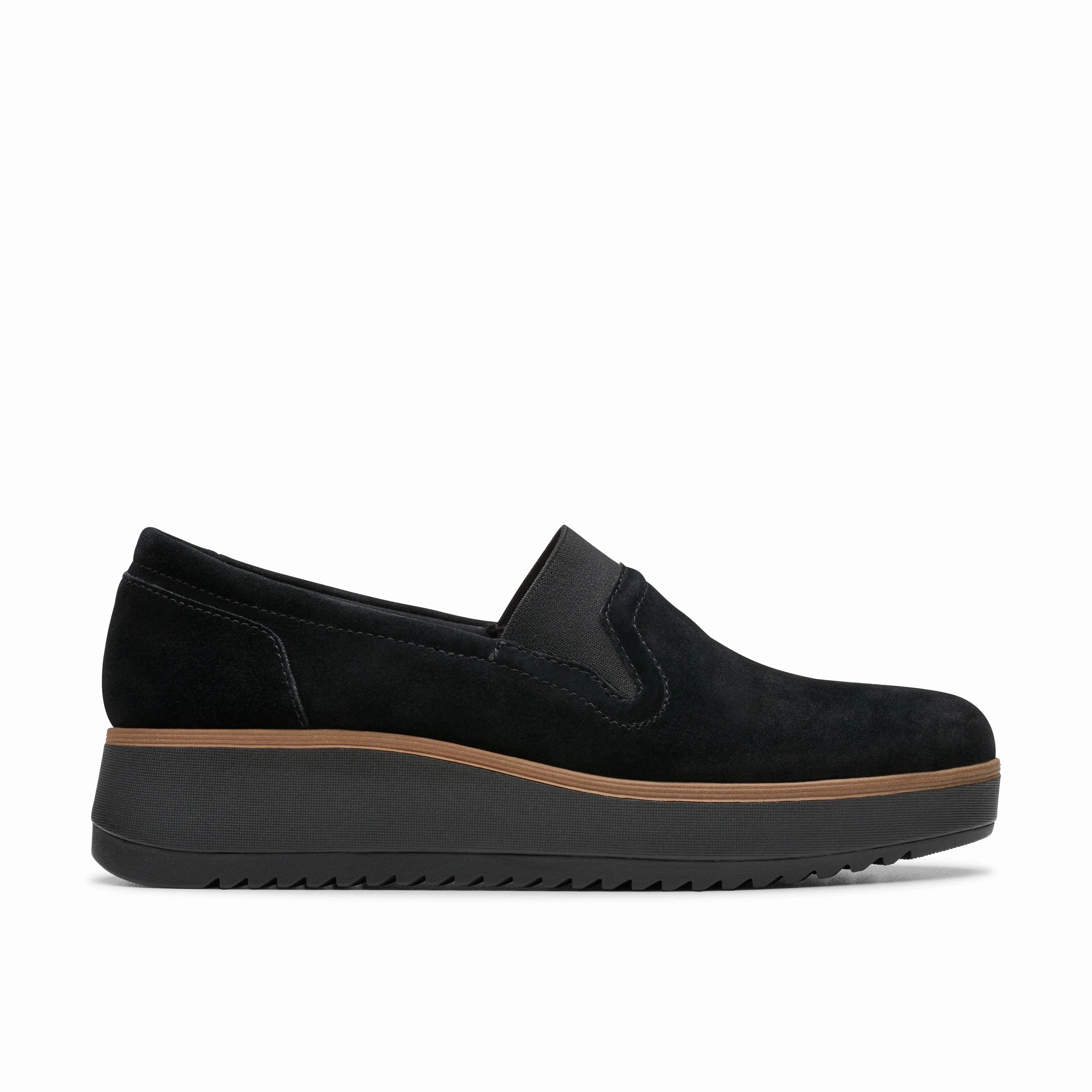 CLARKS | CASUAL SHOES | WOMEN | ZYLAH SKY BLACK SUEDE | BLACK Vans Knu Skool Casual Shoes