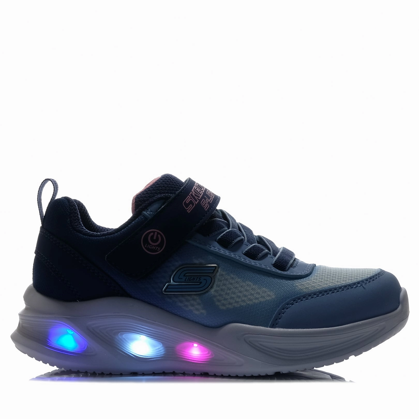 Athletic Shoes Sneakers Skechers Sola Glow-Ombre Deluxe 303714L Navy Light Blue